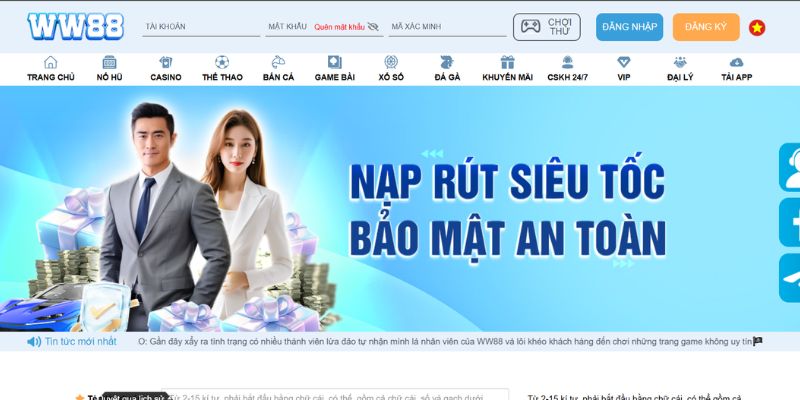 Hướng dẫn rút tiền WW88