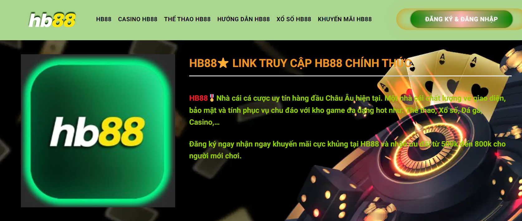 Tạo tài khoản nhà cái